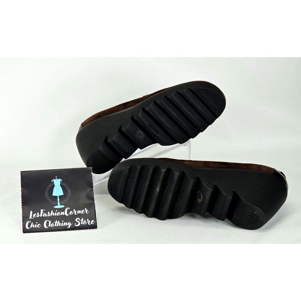 Donald J Pliner Women's Dark Brown Platform Wedges Size 8.5 506 - Picture 8 of 13